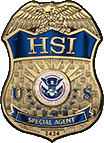 Badge of US Department of Homeland Security Investigations